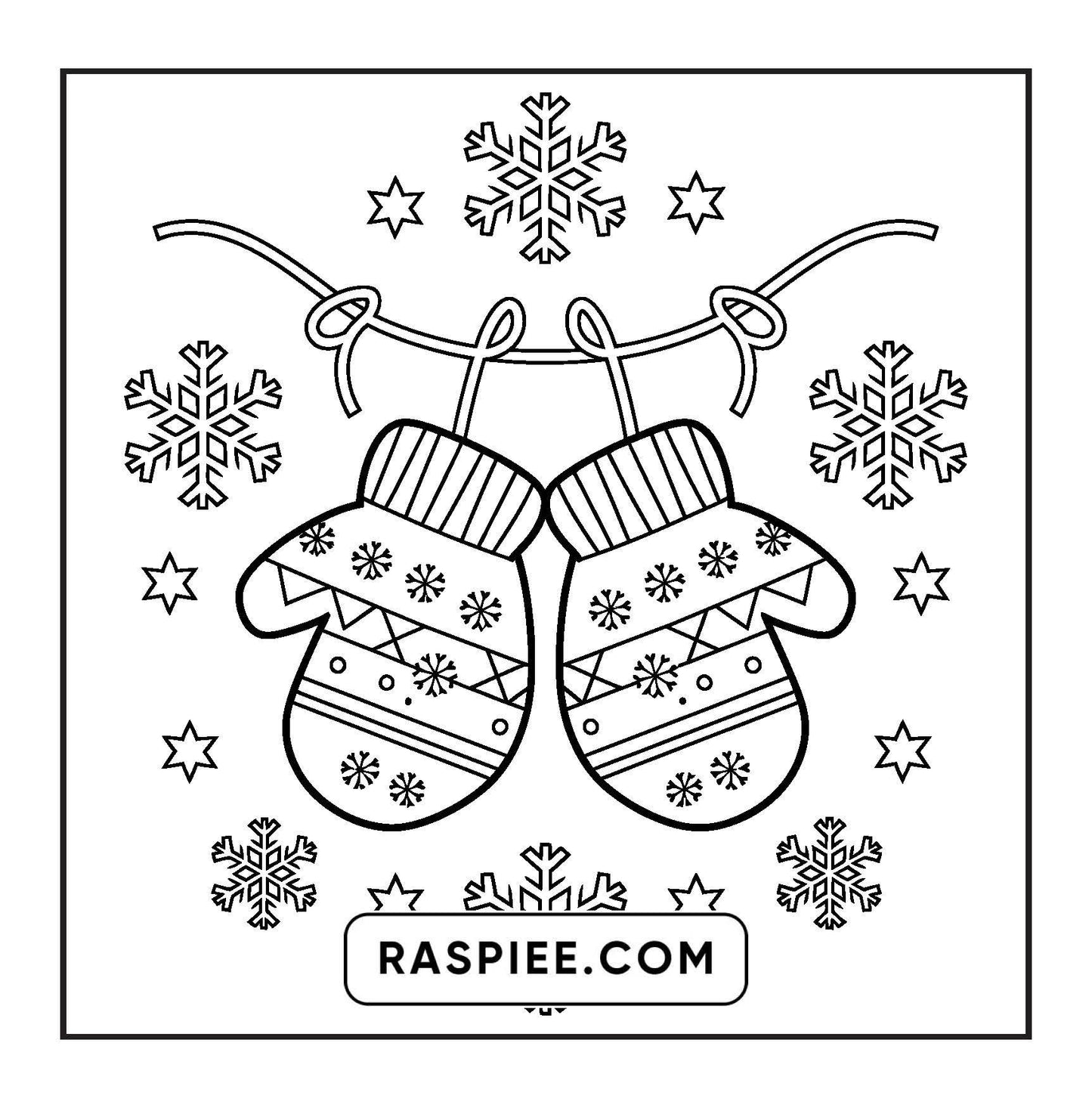 120 Bold and Easy Christmas Coloring Pages Printable PDF Instant Download