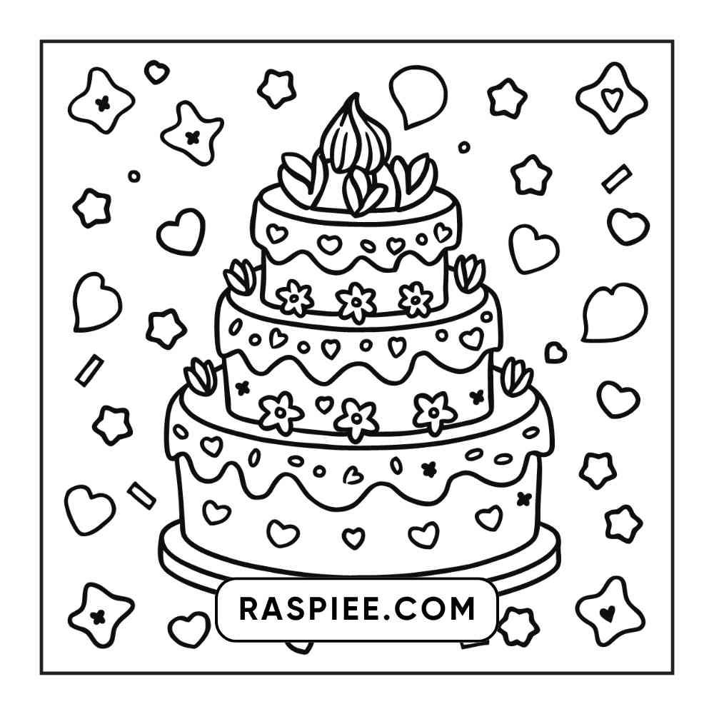 90 Bold and Easy Stress Relief Coloring Pages Printable PDF Instant Download