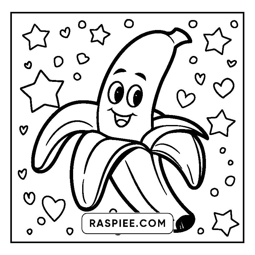 160 Bold and Easy Kawaii Food Coloring Pages