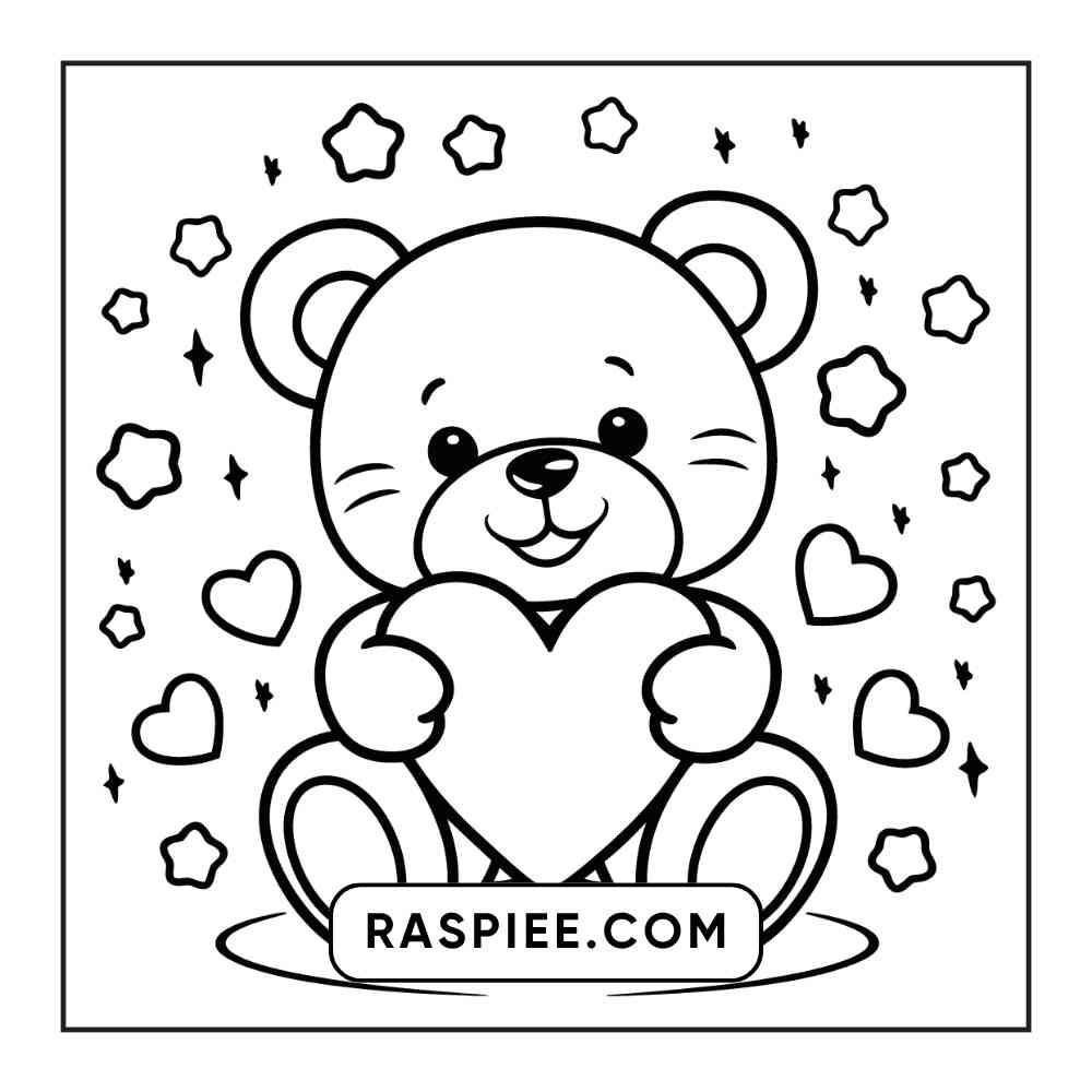 90 Bold and Easy Stress Relief Coloring Pages Printable PDF Instant Download