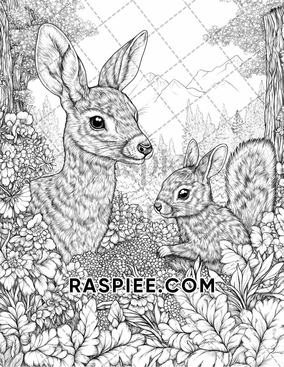 Autumn Charm Adult Coloring Pages Printable PDF Instant Download