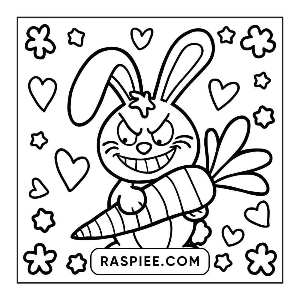 90 Bold and Easy Stress Relief Coloring Pages Printable PDF Instant Download