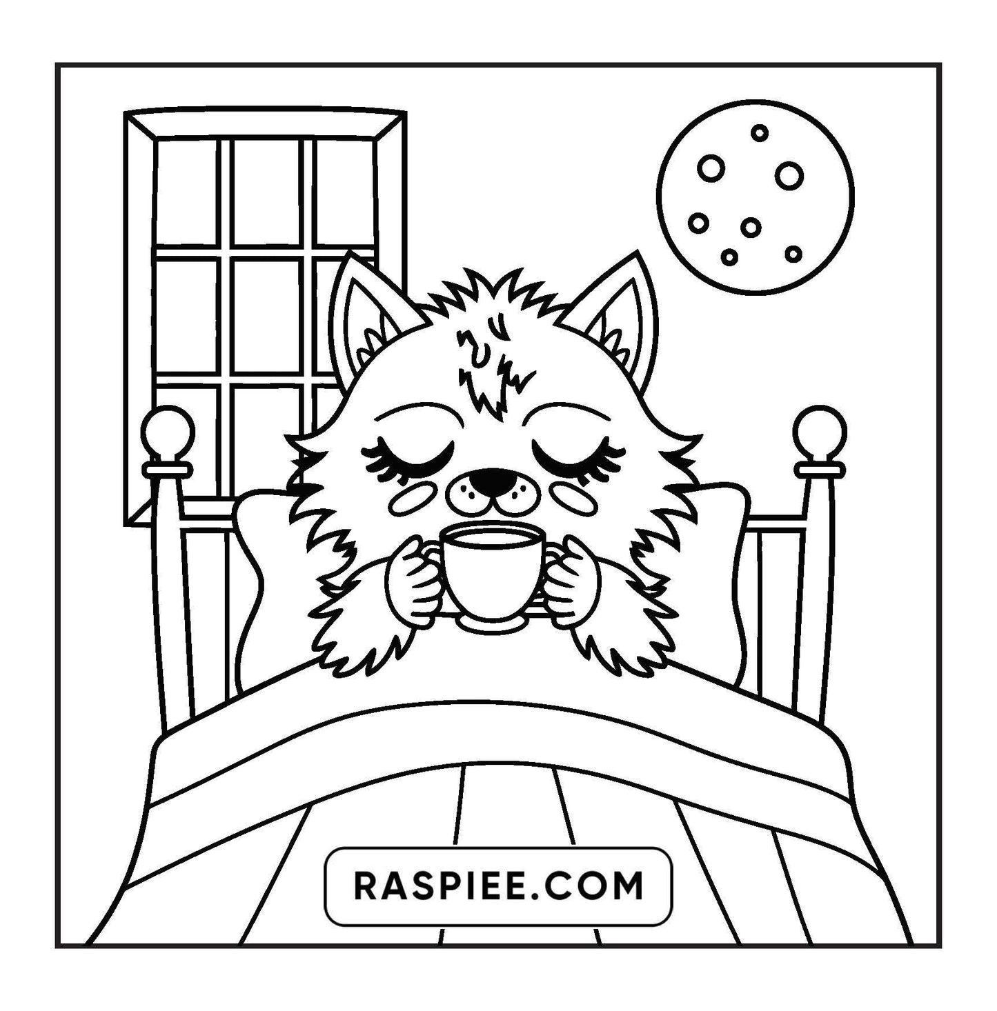 93 Bold and Easy Little Spooky Coloring Pages Printable PDF Instant Download