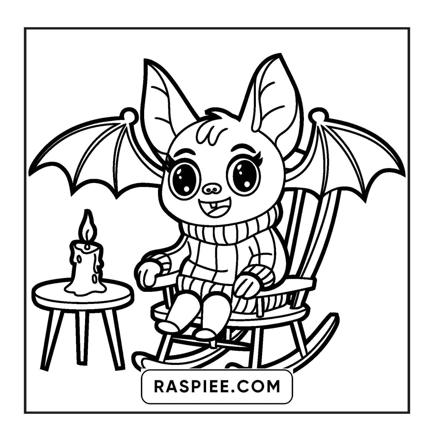 93 Bold and Easy Little Spooky Coloring Pages Printable PDF Instant Download