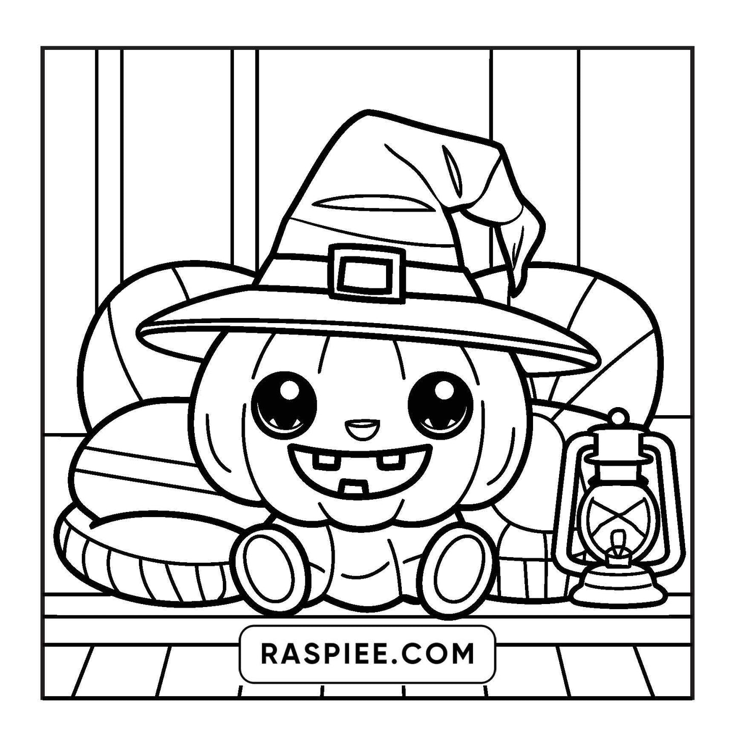 93 Bold and Easy Little Spooky Coloring Pages Printable PDF Instant Download