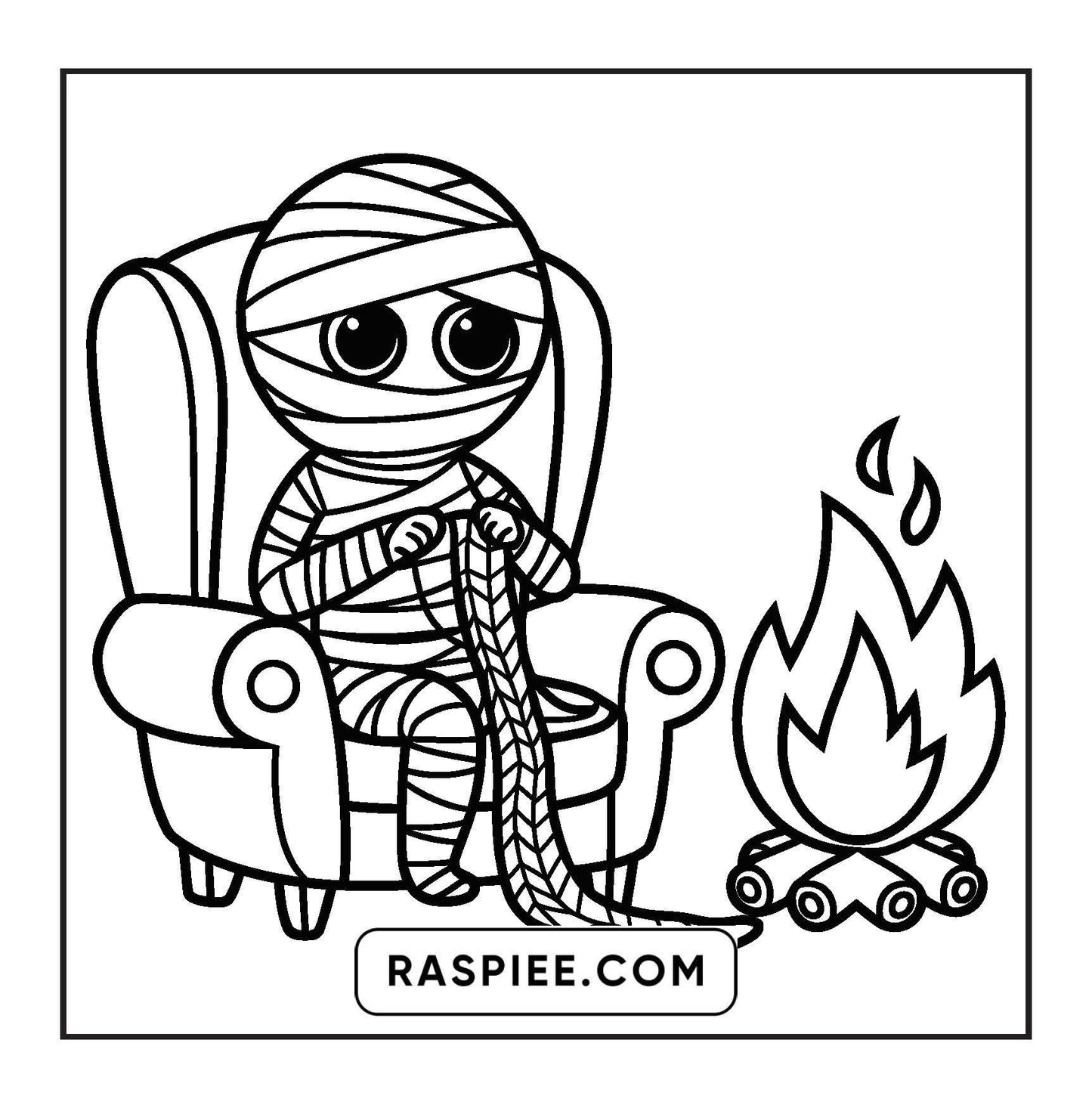 93 Bold and Easy Little Spooky Coloring Pages Printable PDF Instant Download