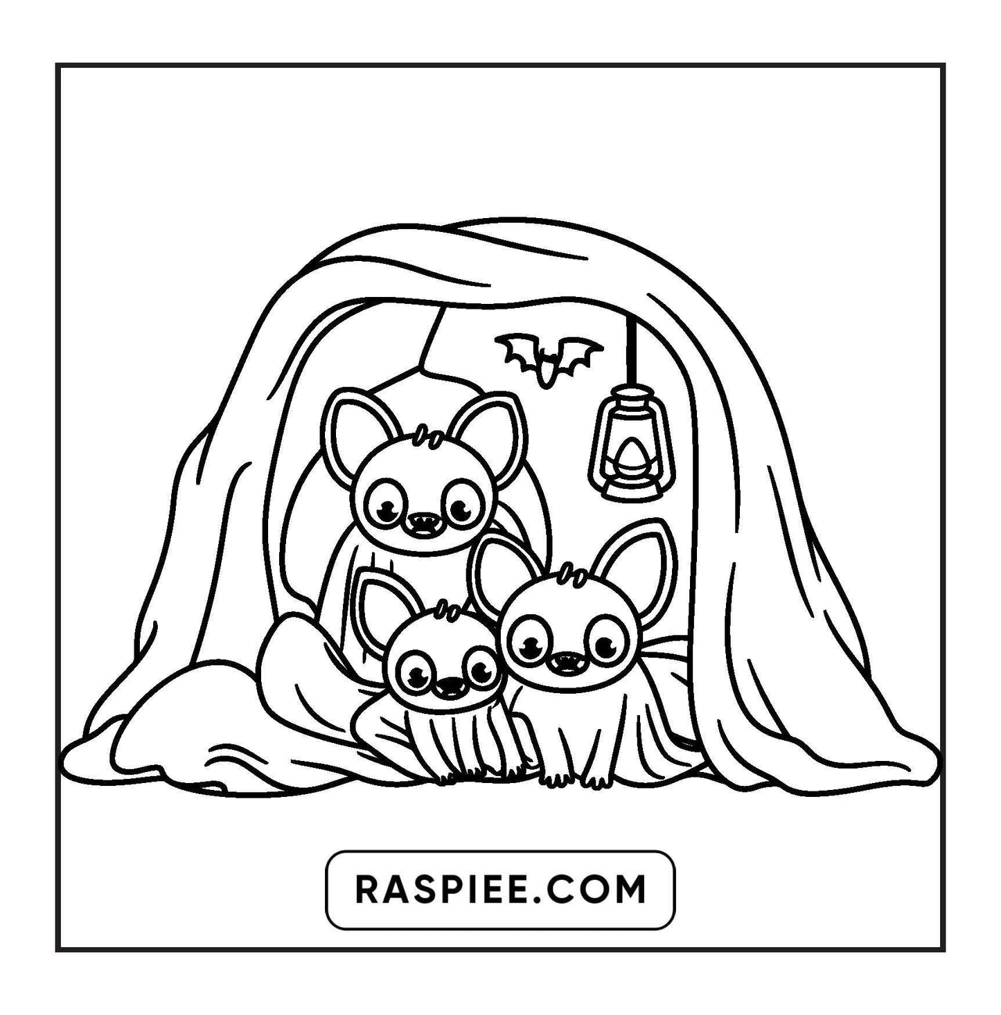 93 Bold and Easy Little Spooky Coloring Pages Printable PDF Instant Download