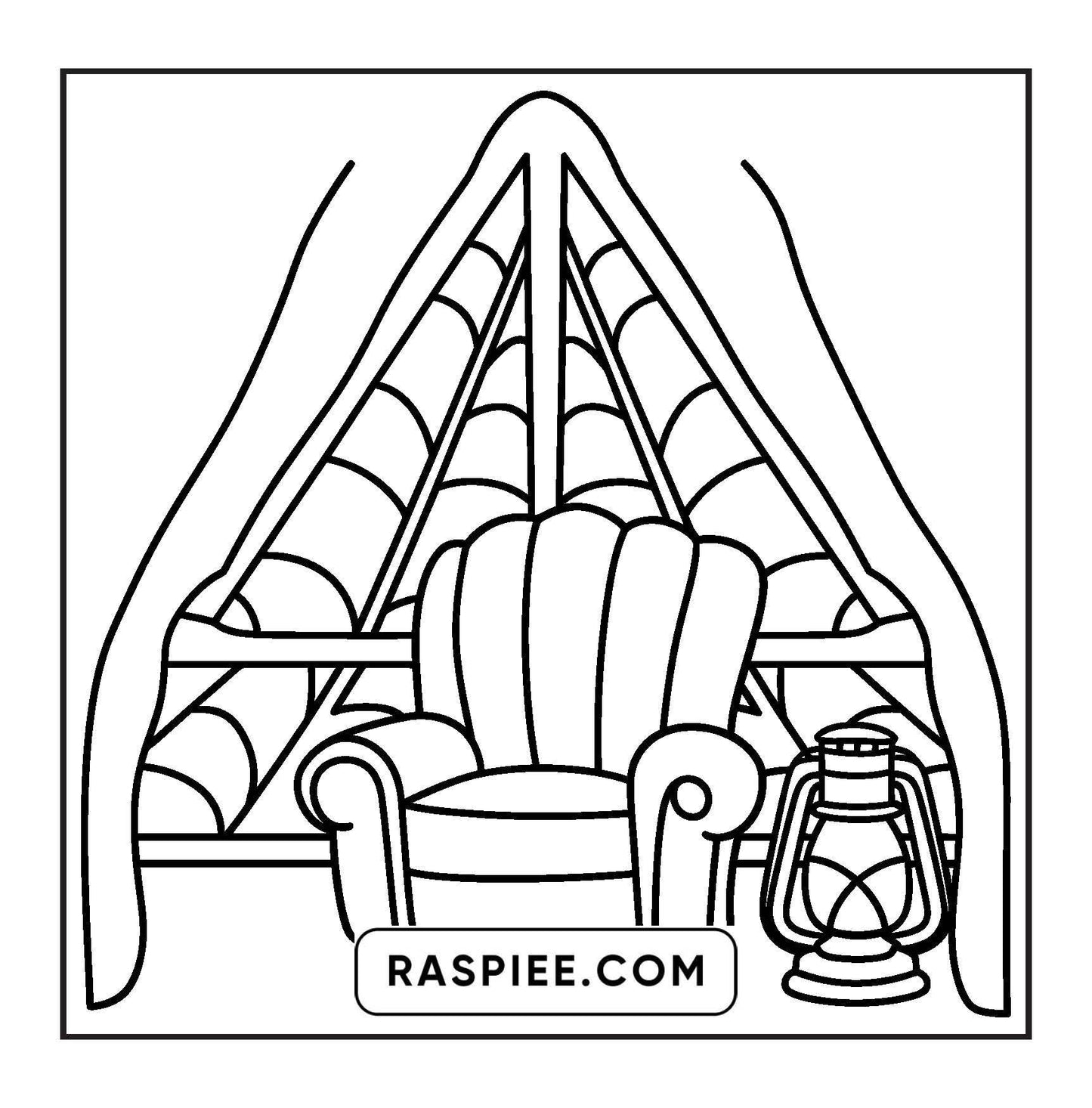93 Bold and Easy Little Spooky Coloring Pages Printable PDF Instant Download