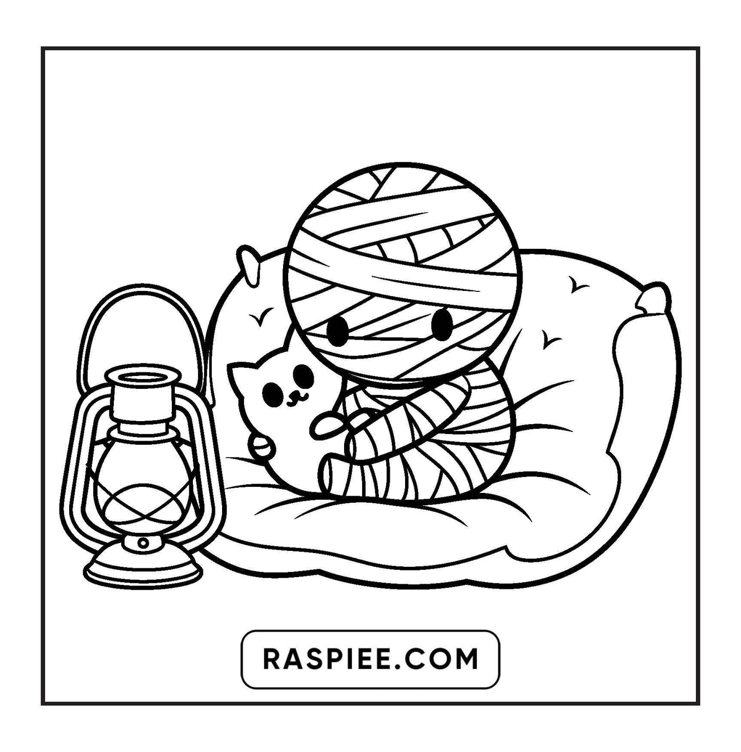93 Bold and Easy Little Spooky Coloring Pages Printable PDF Instant Download
