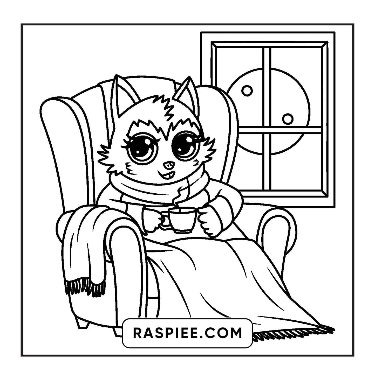 93 Bold and Easy Little Spooky Coloring Pages Printable PDF Instant Download