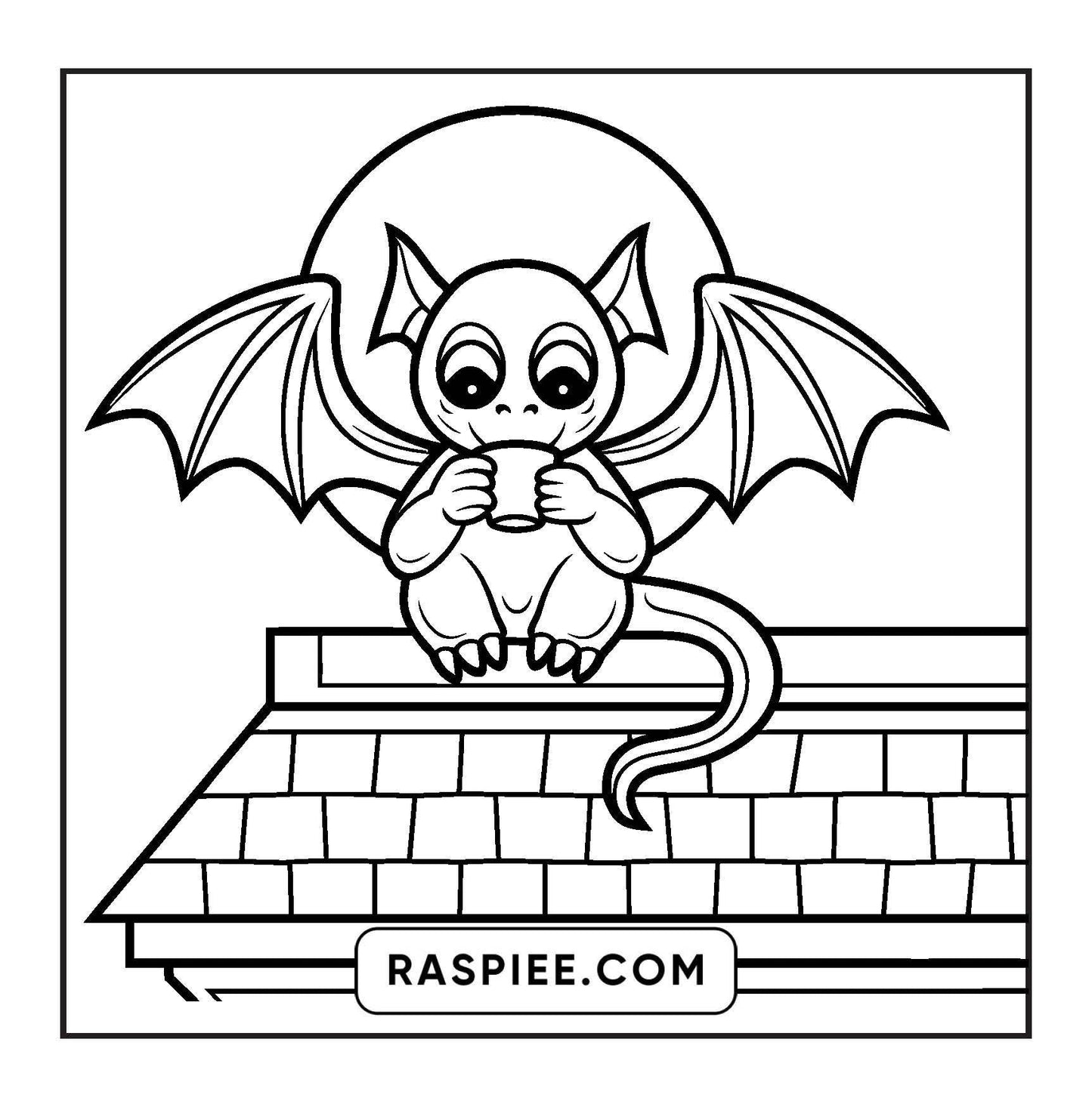 93 Bold and Easy Little Spooky Coloring Pages Printable PDF Instant Download