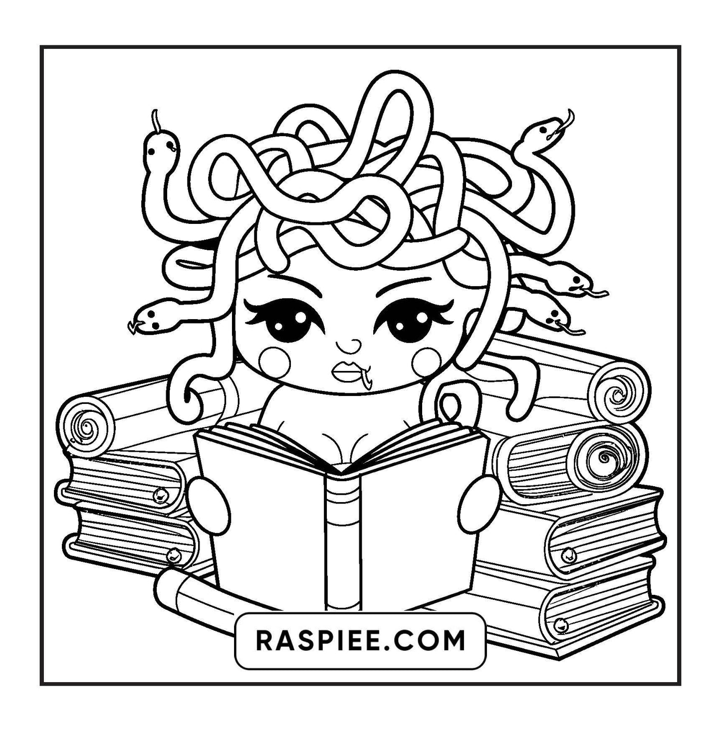 93 Bold and Easy Little Spooky Coloring Pages Printable PDF Instant Download
