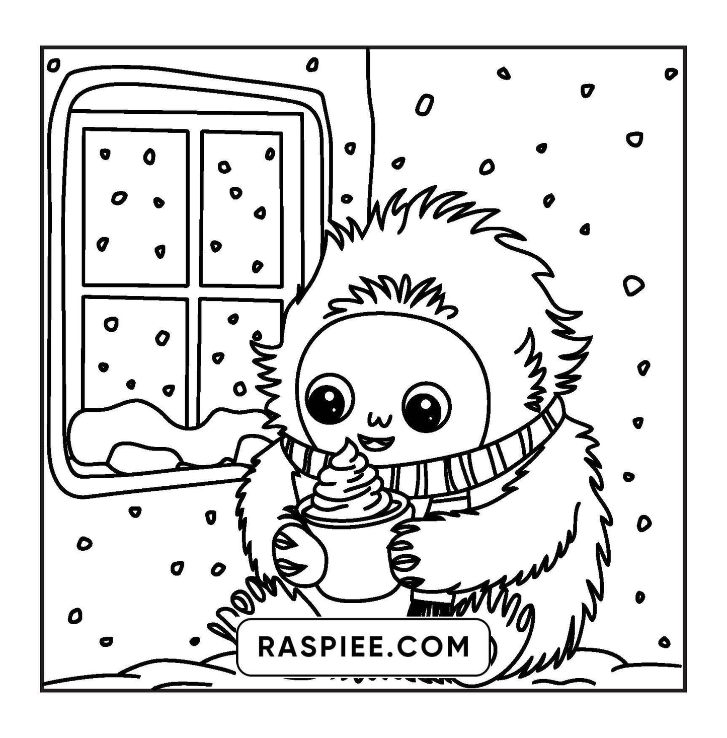 93 Bold and Easy Little Spooky Coloring Pages Printable PDF Instant Download
