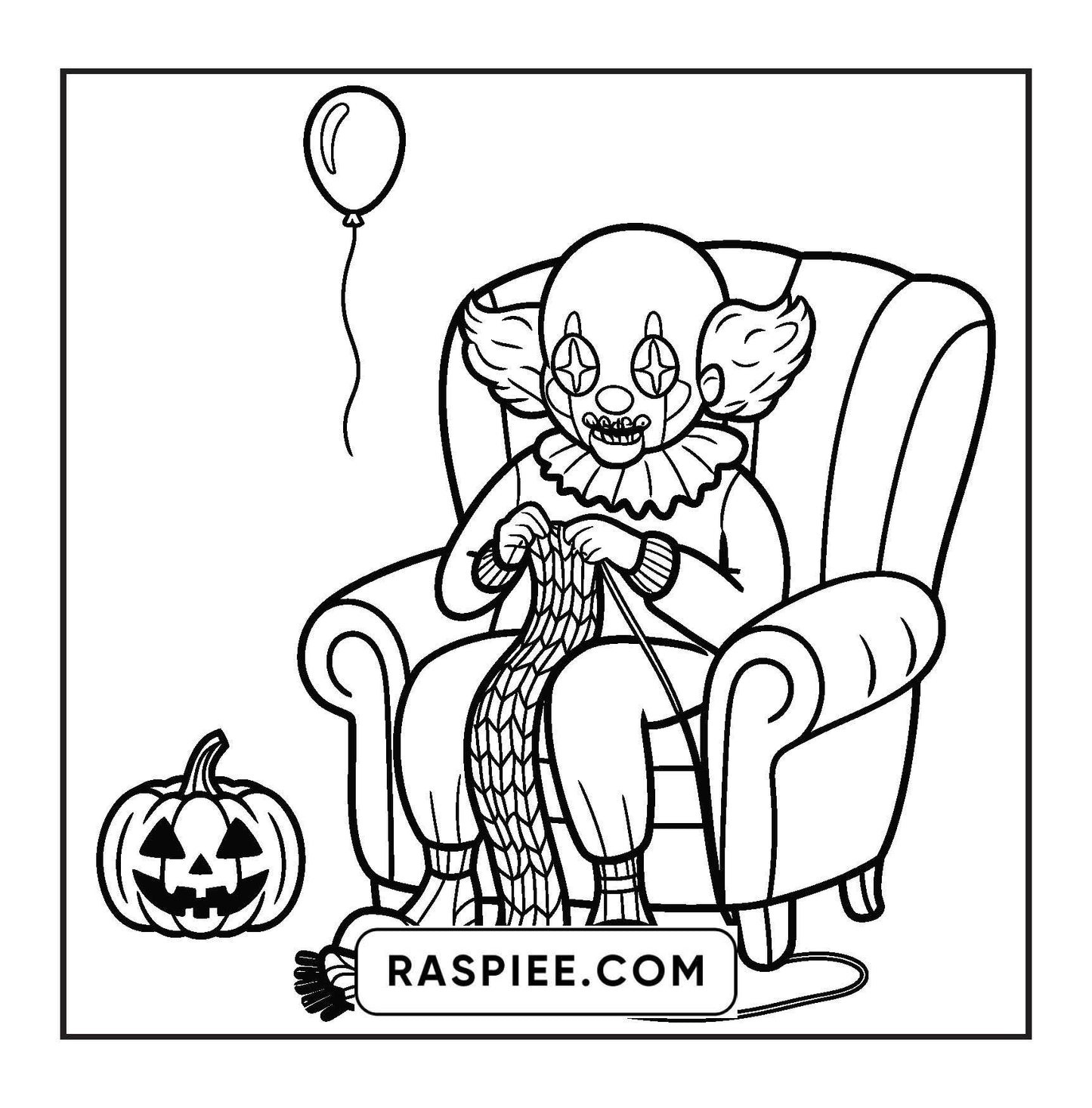 93 Bold and Easy Little Spooky Coloring Pages Printable PDF Instant Download