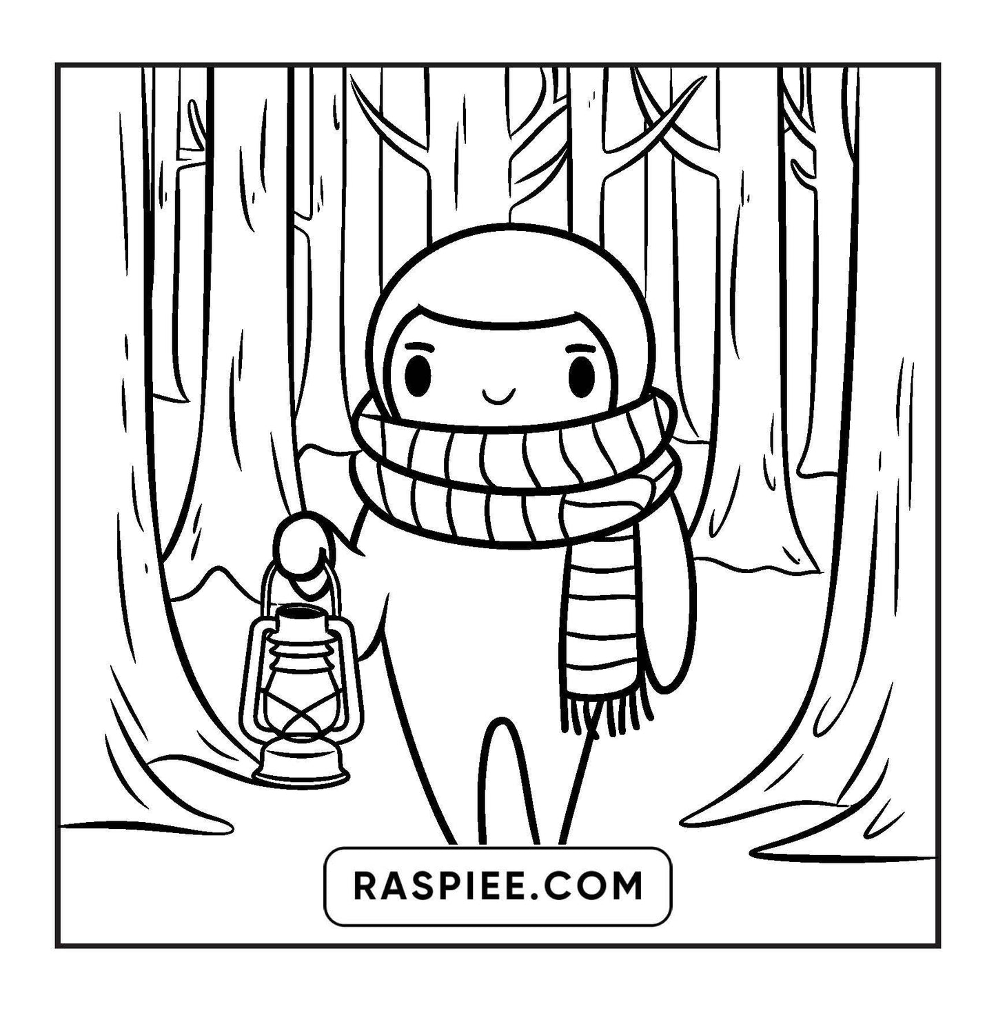93 Bold and Easy Little Spooky Coloring Pages Printable PDF Instant Download