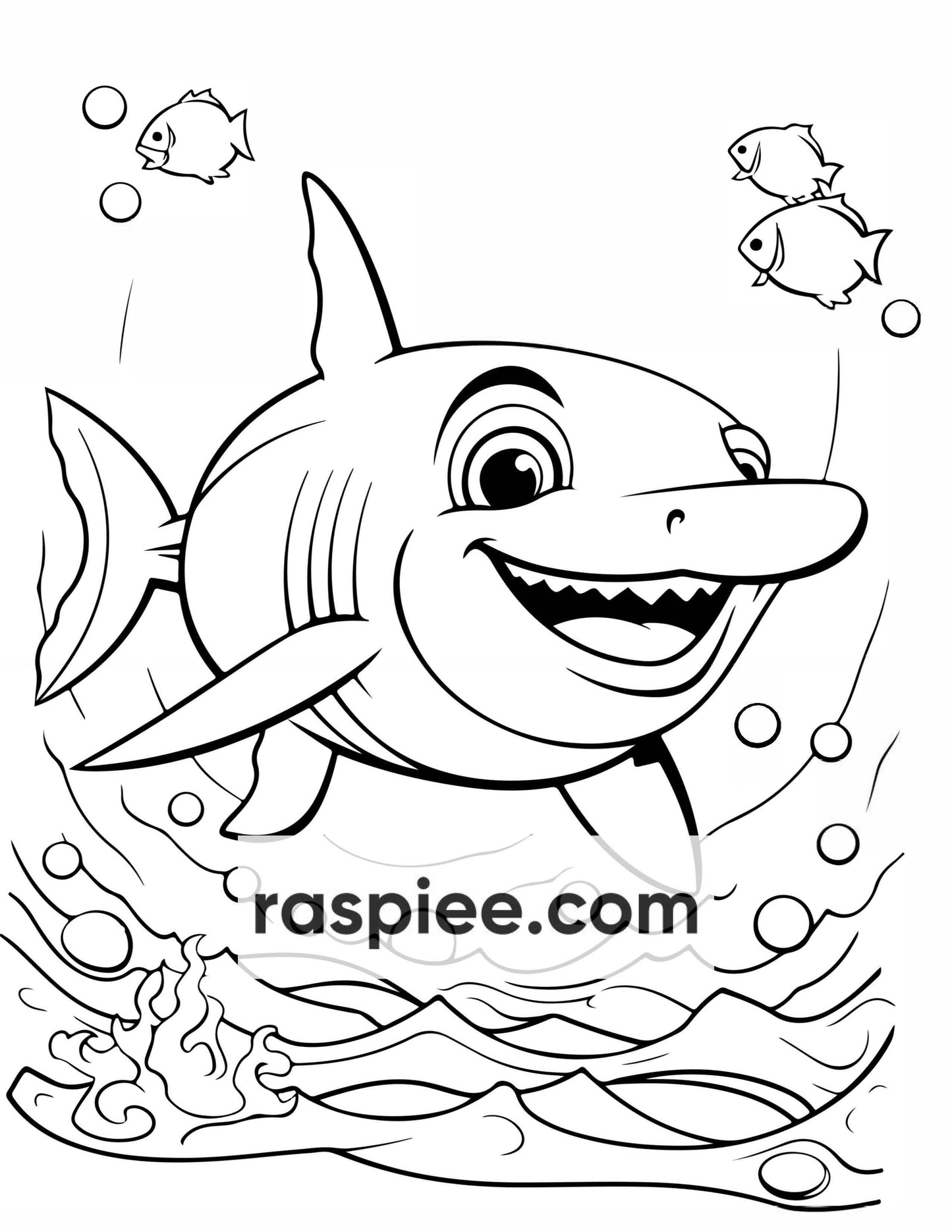 230 Ocean Animal Coloring Pages for Kids, Educational Preschool Printable PDF Instant Download
