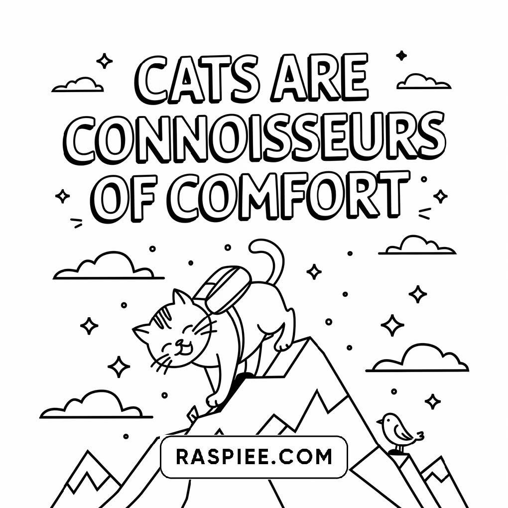 100 Bold and Easy Cute Cats Coloring Pages