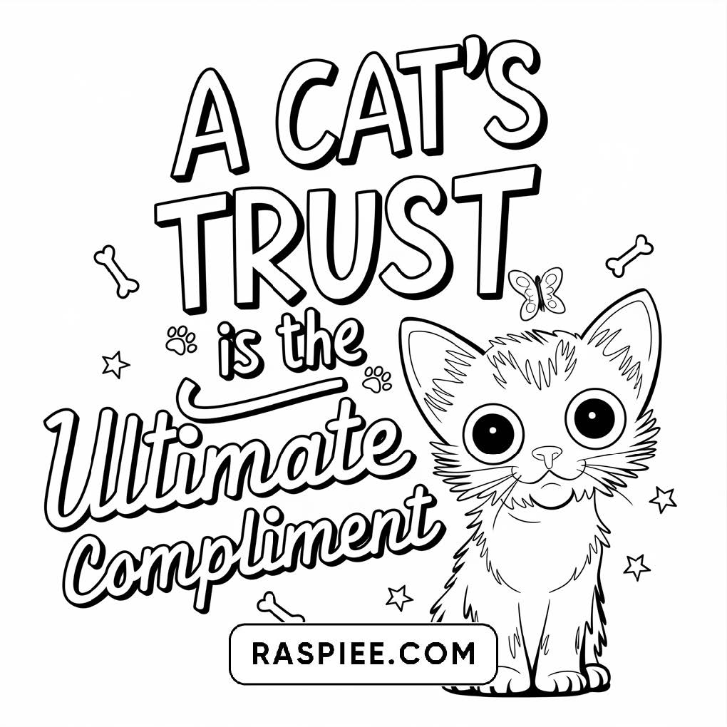 100 Bold and Easy Cute Cats Coloring Pages
