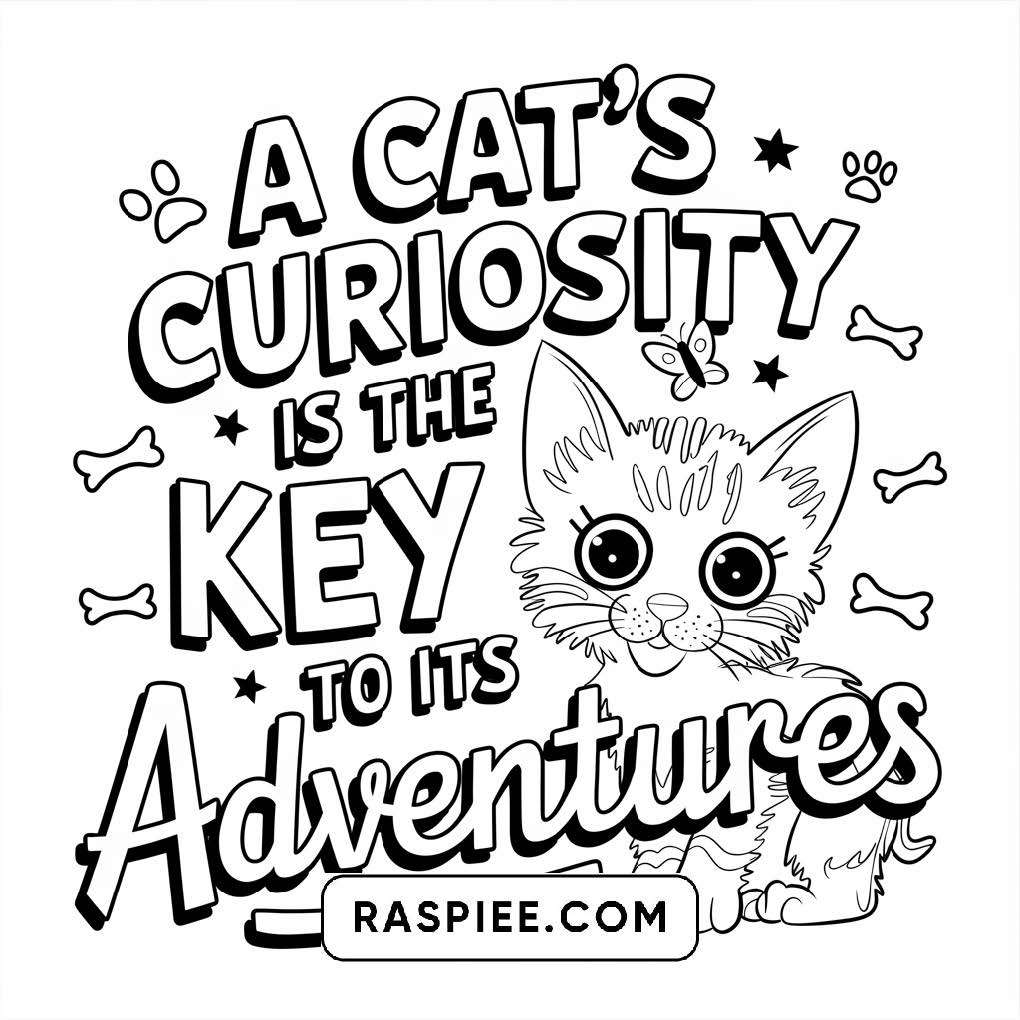 100 Bold and Easy Cute Cats Coloring Pages