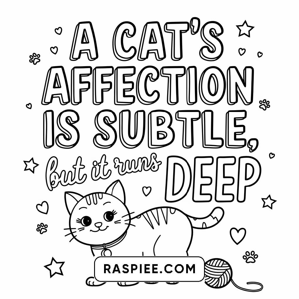 100 Bold and Easy Cute Cats Coloring Pages