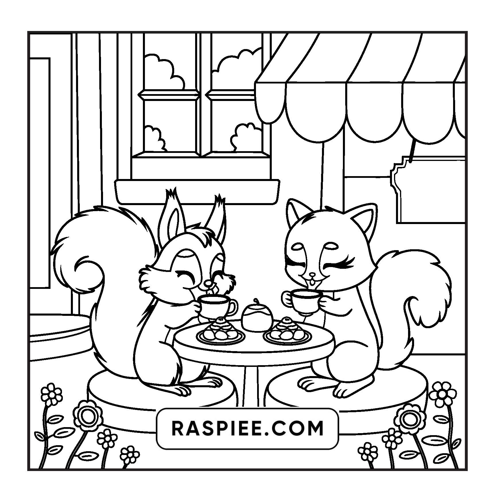 100 Bold and Easy Fluffy Friends Coloring Pages