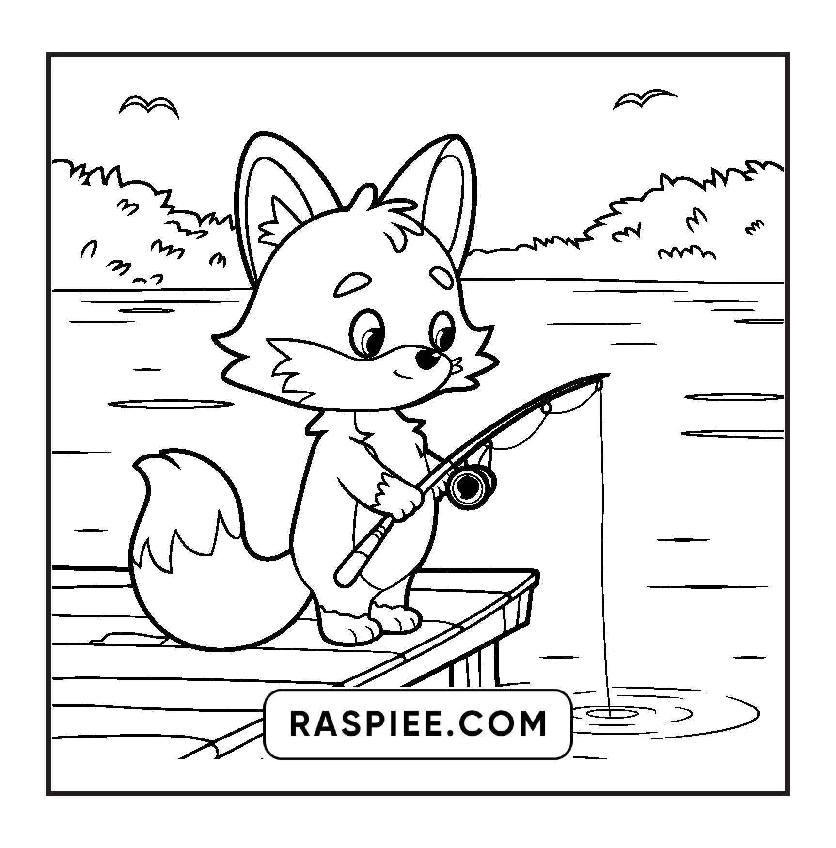 100 Bold and Easy Fluffy Friends Coloring Pages