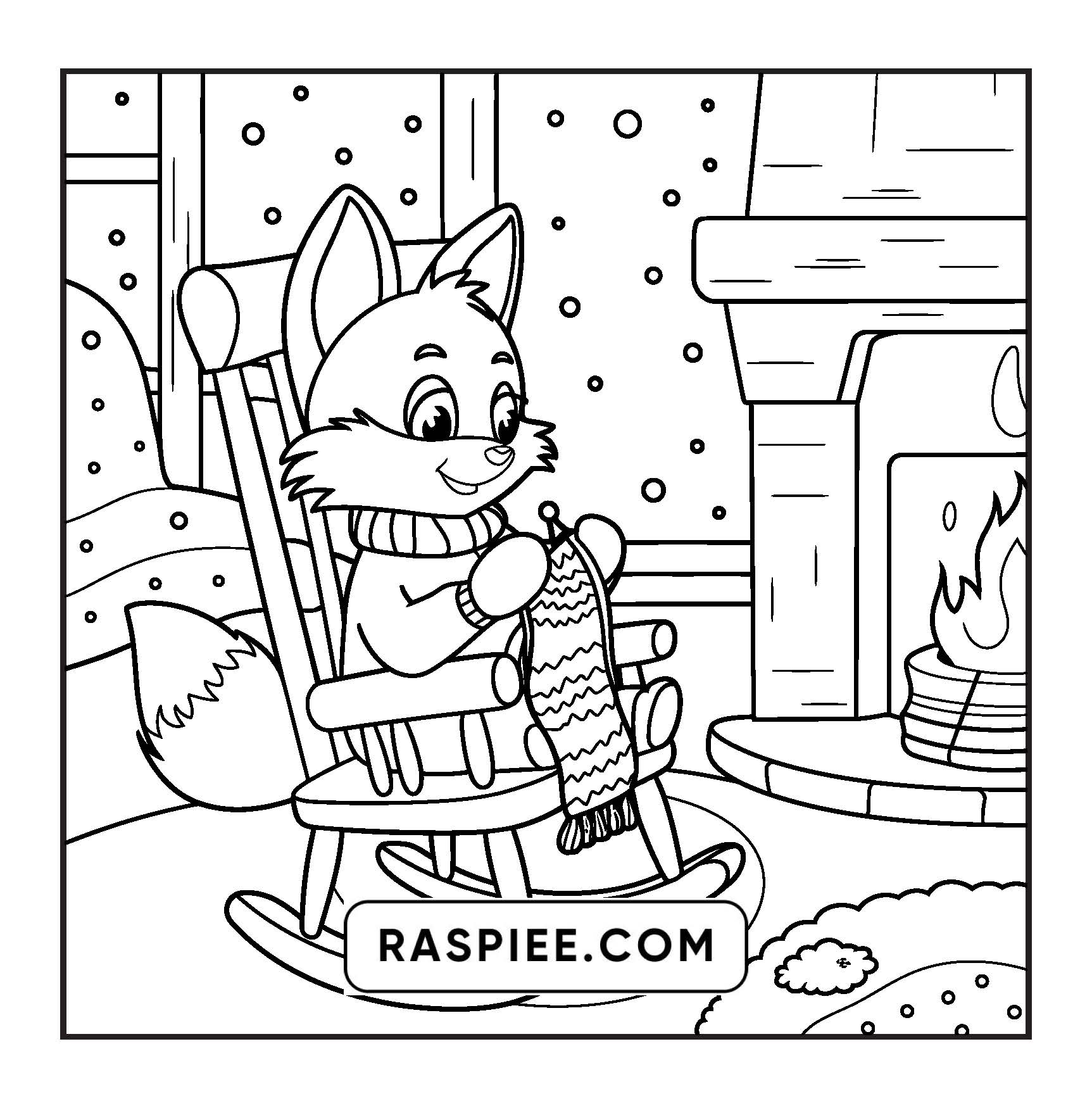 100 Bold and Easy Fluffy Friends Coloring Pages