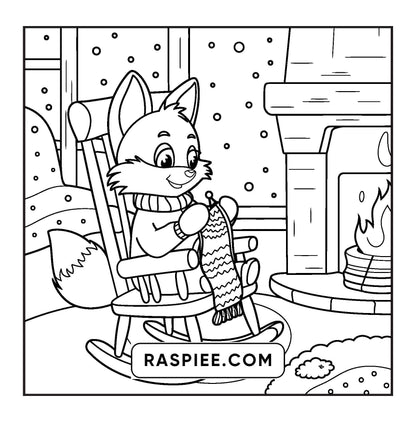 100 Bold and Easy Fluffy Friends Coloring Pages