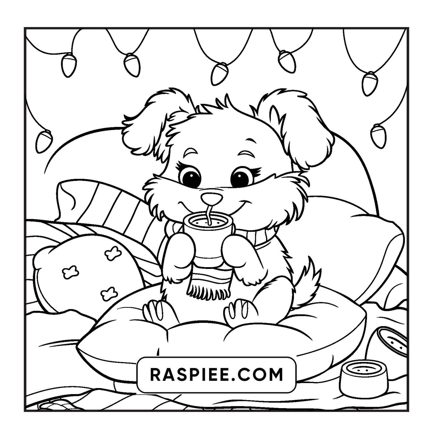 100 Bold and Easy Fluffy Friends Coloring Pages