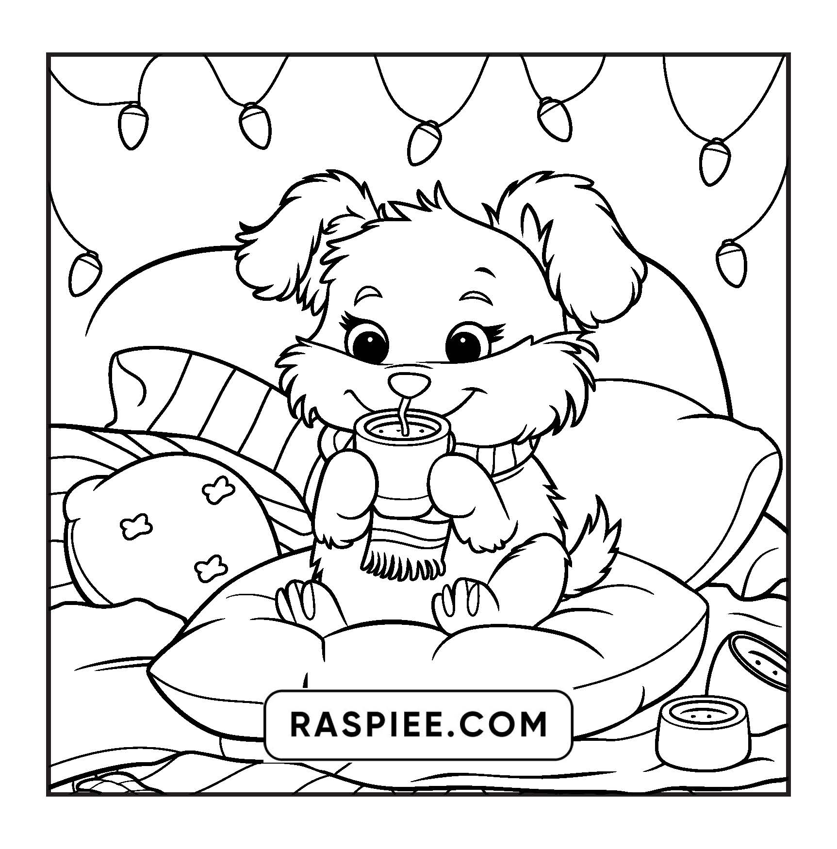 100 Bold and Easy Fluffy Friends Coloring Pages