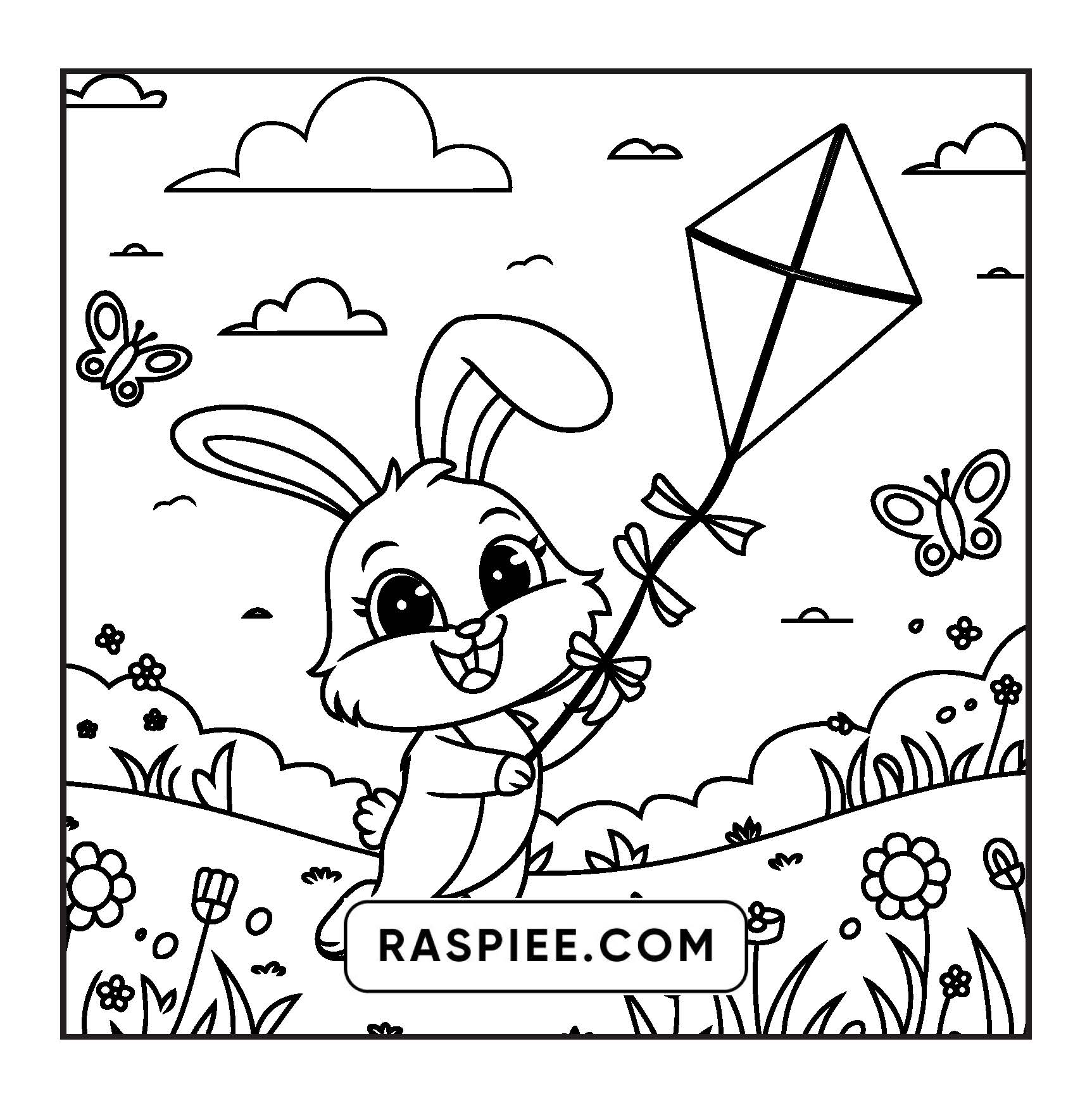 100 Bold and Easy Fluffy Friends Coloring Pages
