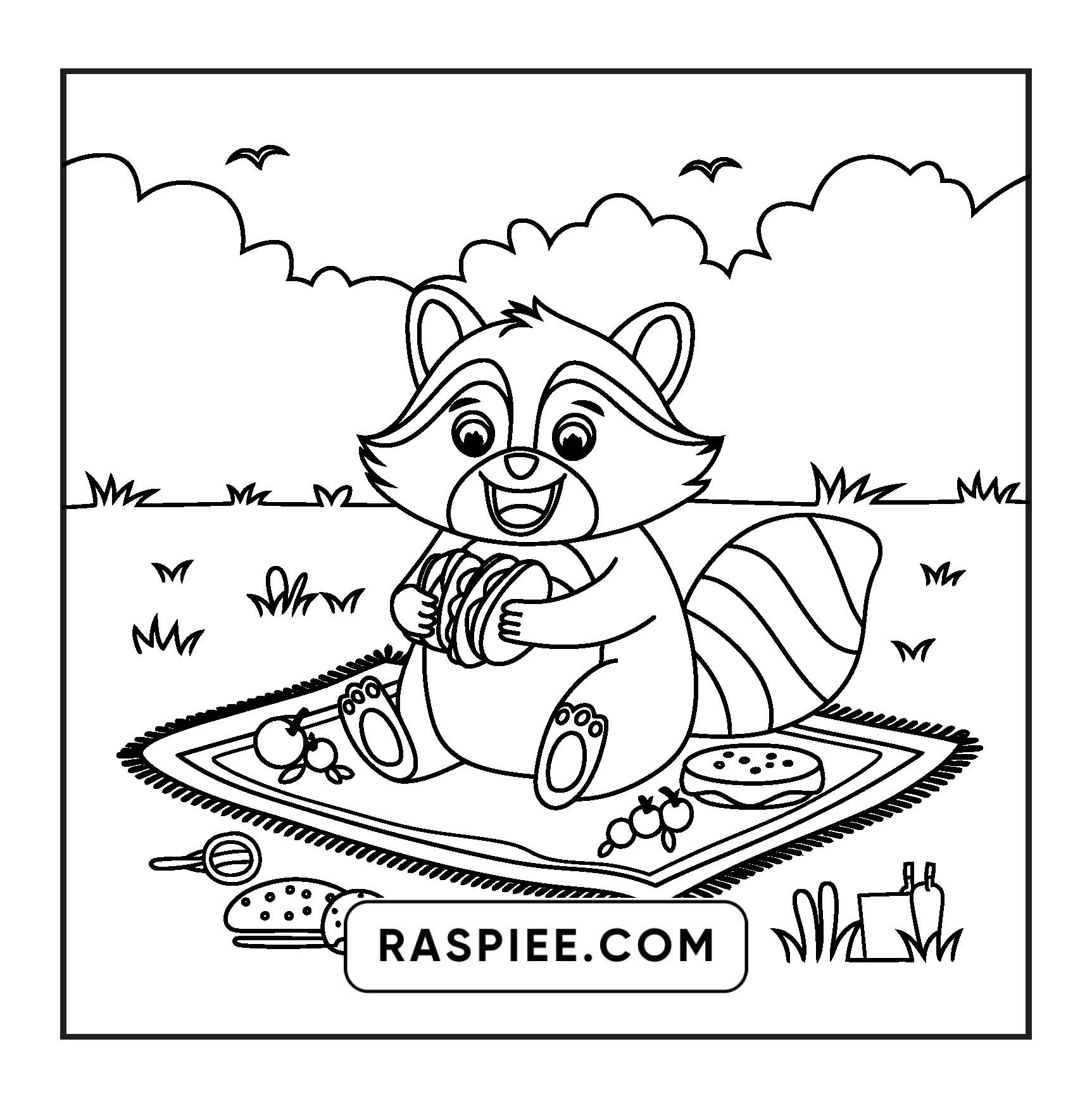 100 Bold and Easy Fluffy Friends Coloring Pages