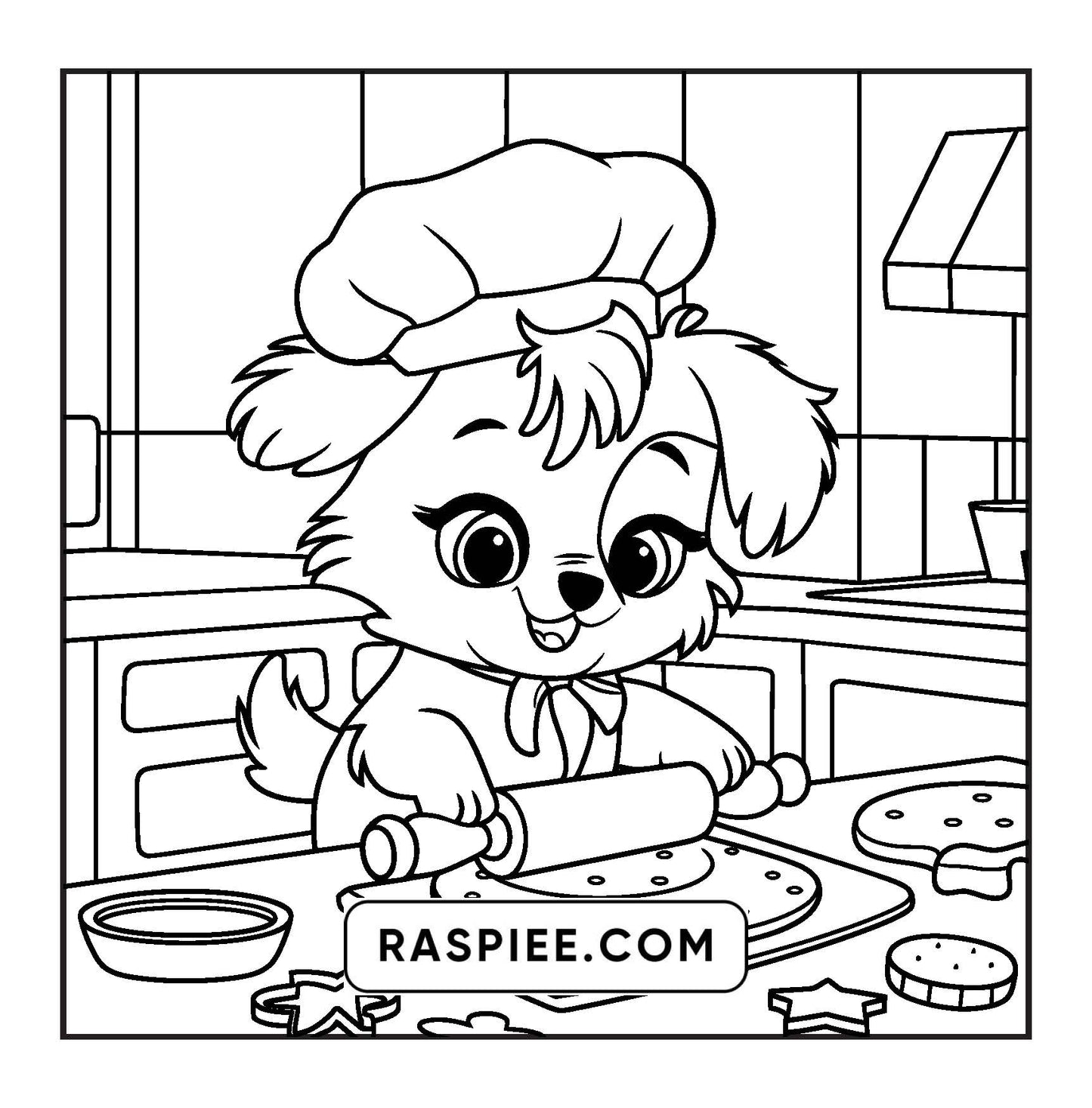 100 Bold and Easy Fluffy Friends Coloring Pages