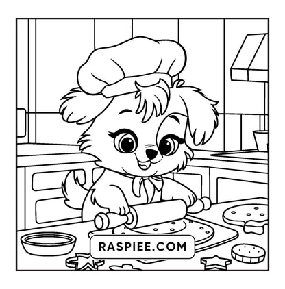 100 Bold and Easy Fluffy Friends Coloring Pages