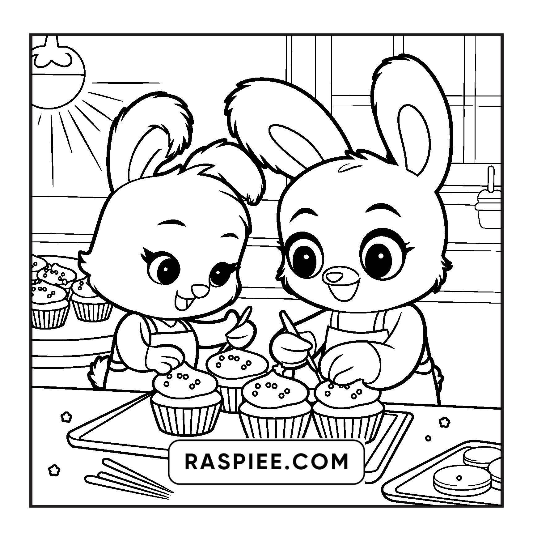 100 Bold and Easy Fluffy Friends Coloring Pages