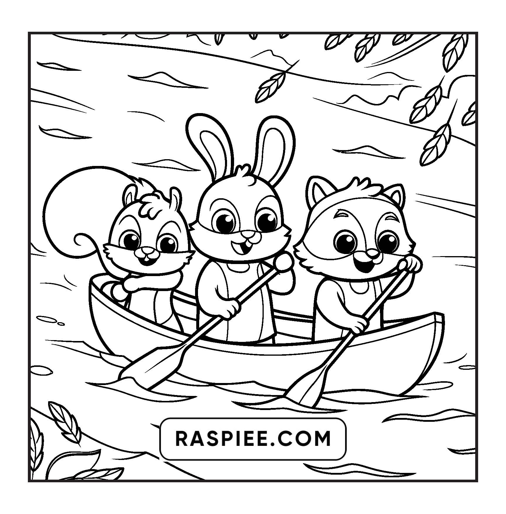 100 Bold and Easy Fluffy Friends Coloring Pages