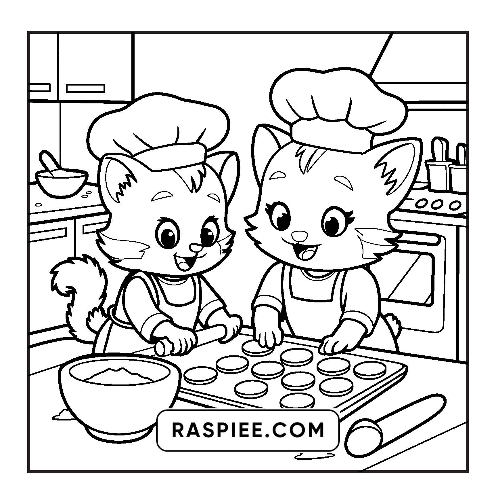 100 Bold and Easy Fluffy Friends Coloring Pages