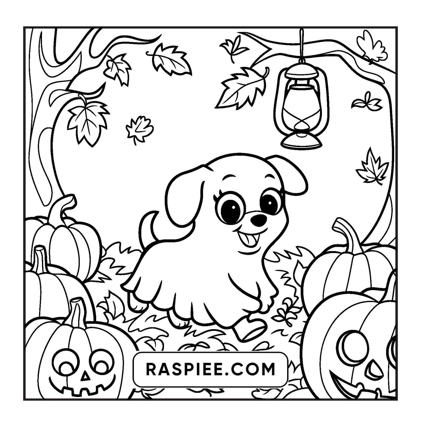 100 Bold and Easy Spooky Times Halloween Coloring Pages