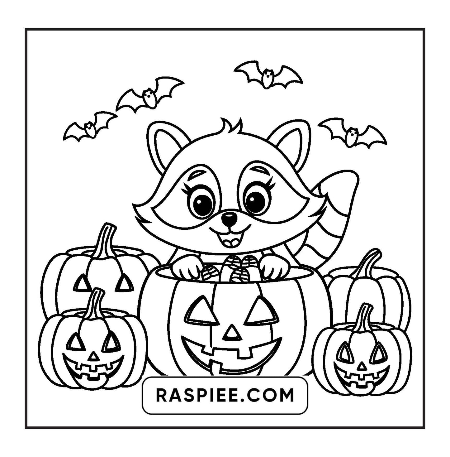 100 Bold and Easy Spooky Times Halloween Coloring Pages