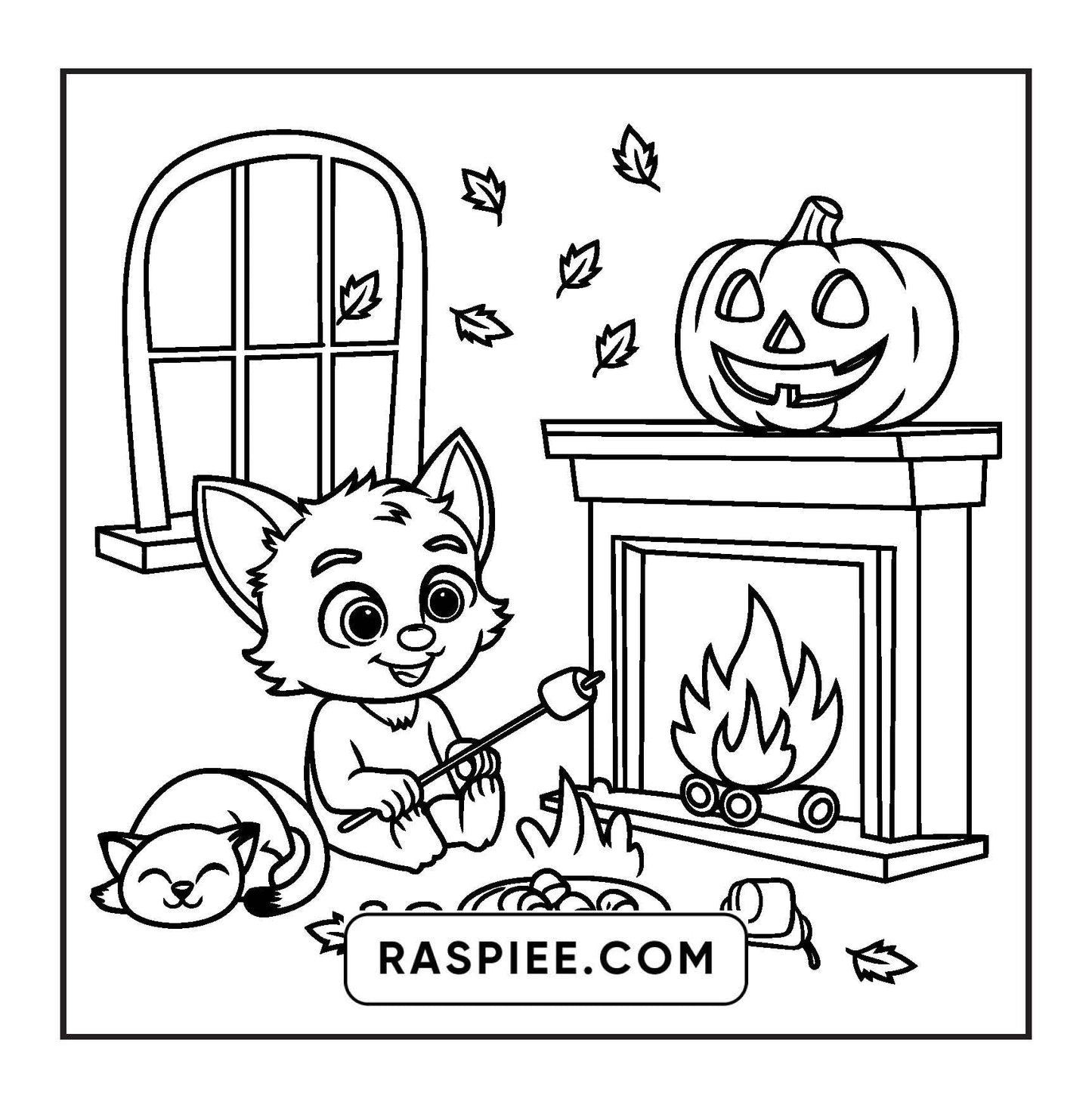 100 Bold and Easy Spooky Times Halloween Coloring Pages