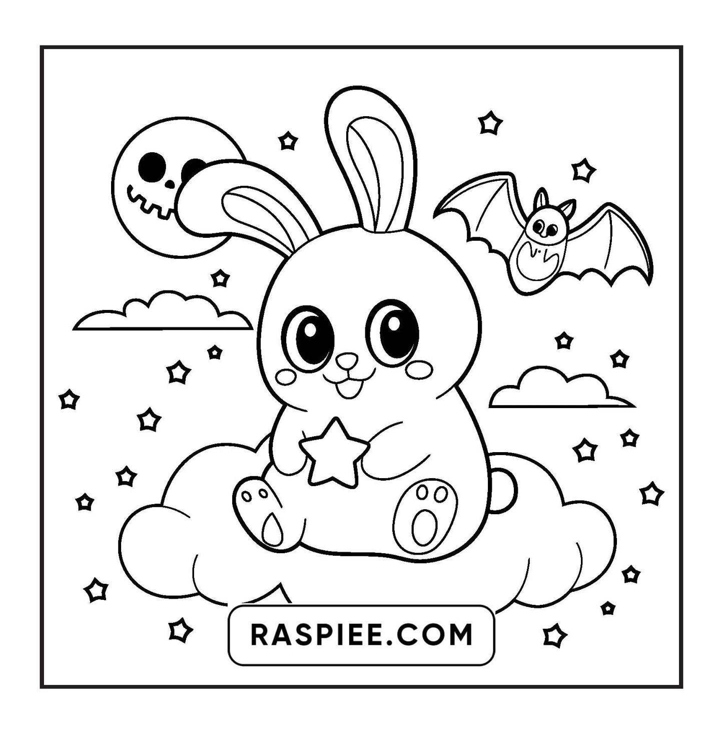 100 Bold and Easy Spooky Times Halloween Coloring Pages