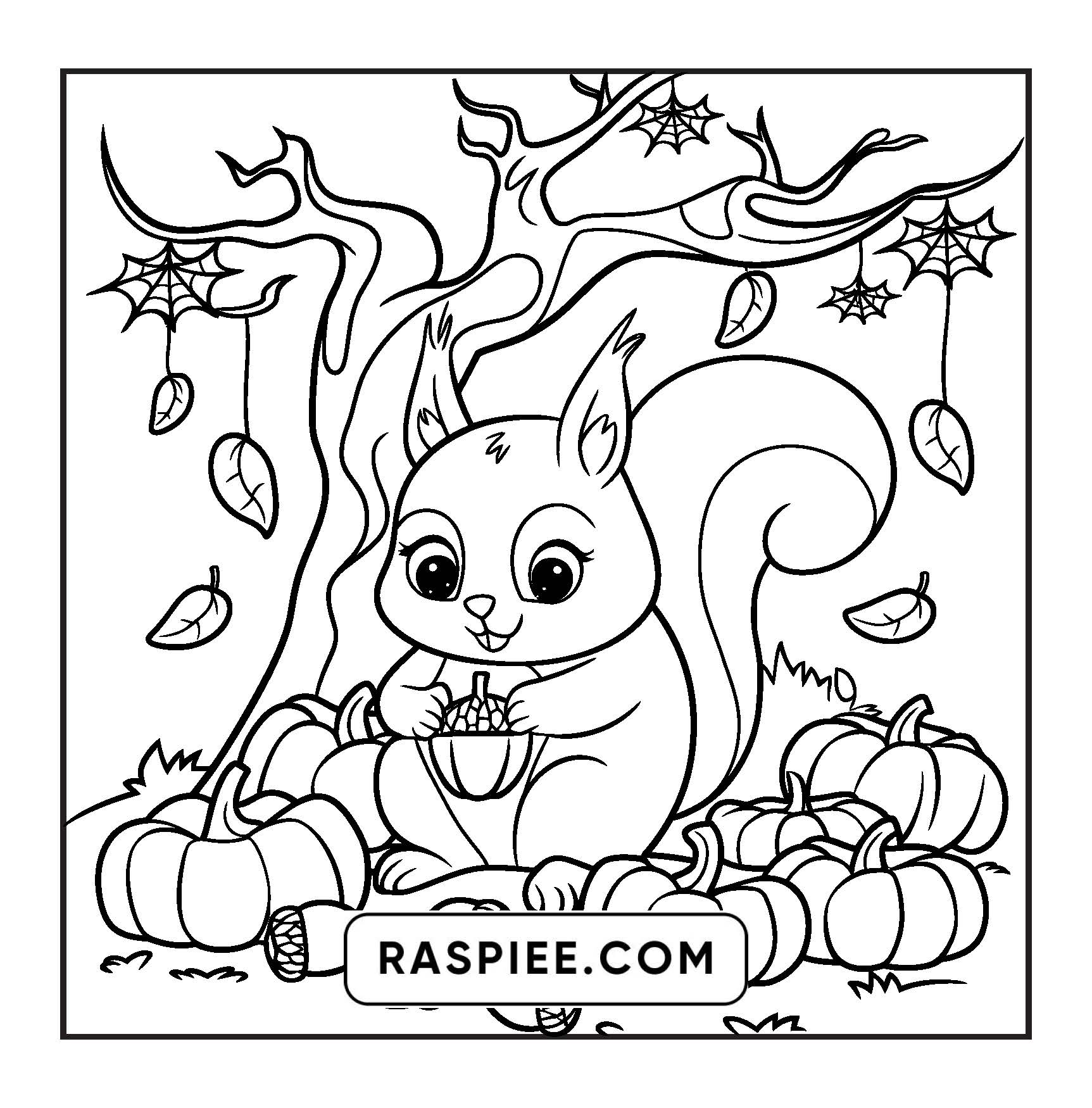 100 Bold and Easy Spooky Times Halloween Coloring Pages