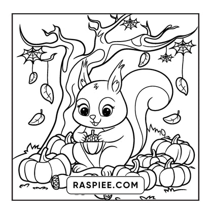 100 Bold and Easy Spooky Times Halloween Coloring Pages
