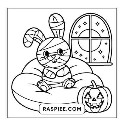 100 Bold and Easy Spooky Times Halloween Coloring Pages