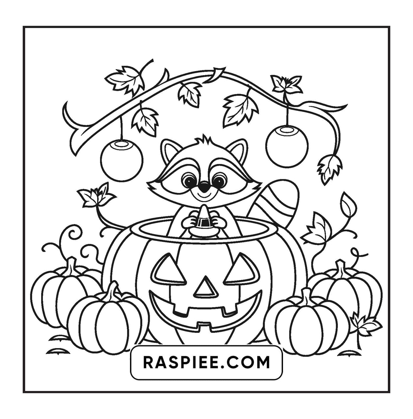 100 Bold and Easy Spooky Times Halloween Coloring Pages