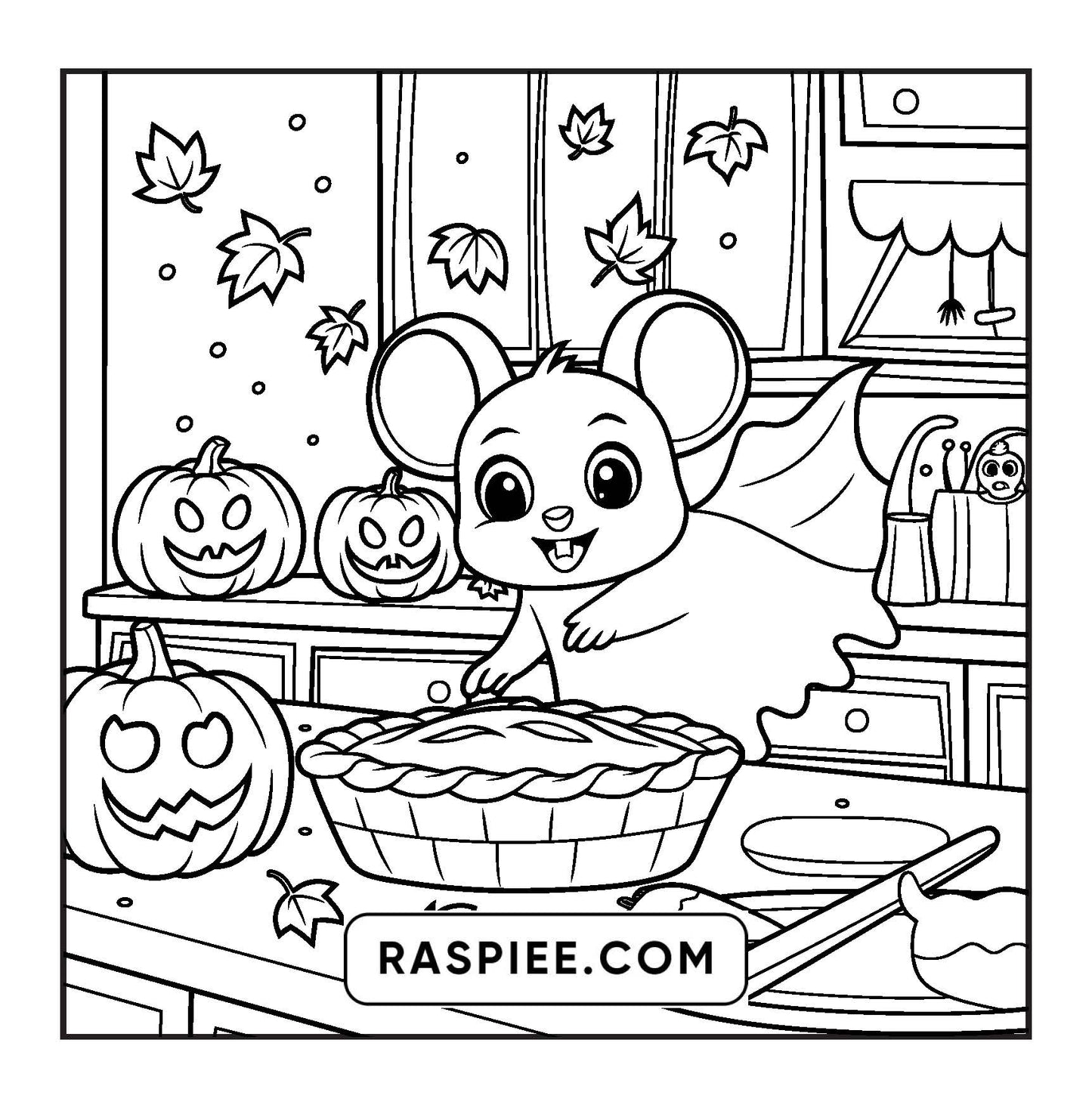100 Bold and Easy Spooky Times Halloween Coloring Pages