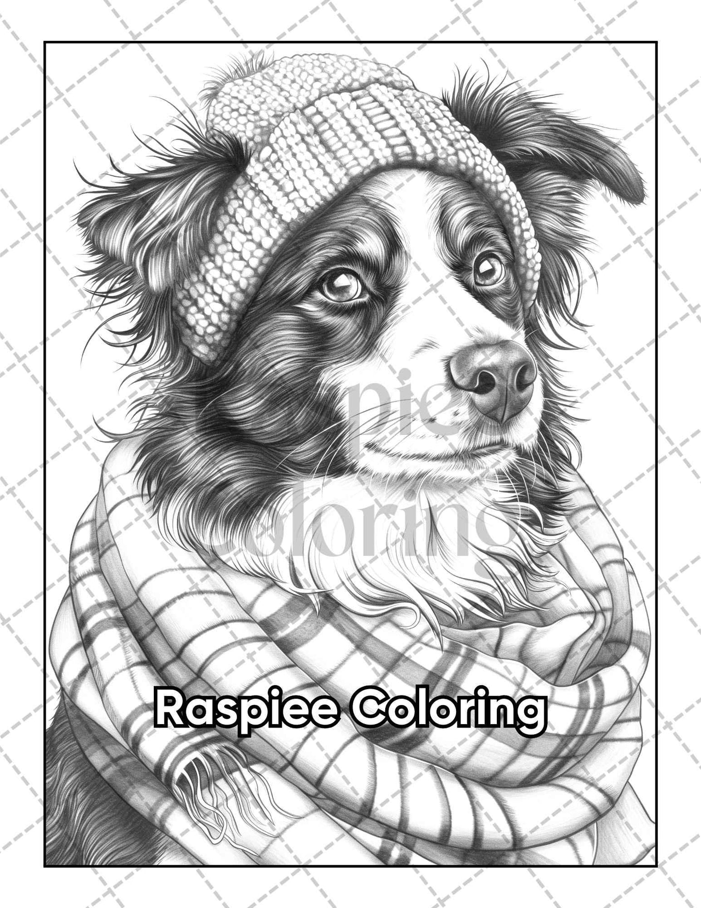 50 Dogs Dressed Up Adult Coloring Pages Printable PDF Instant Download