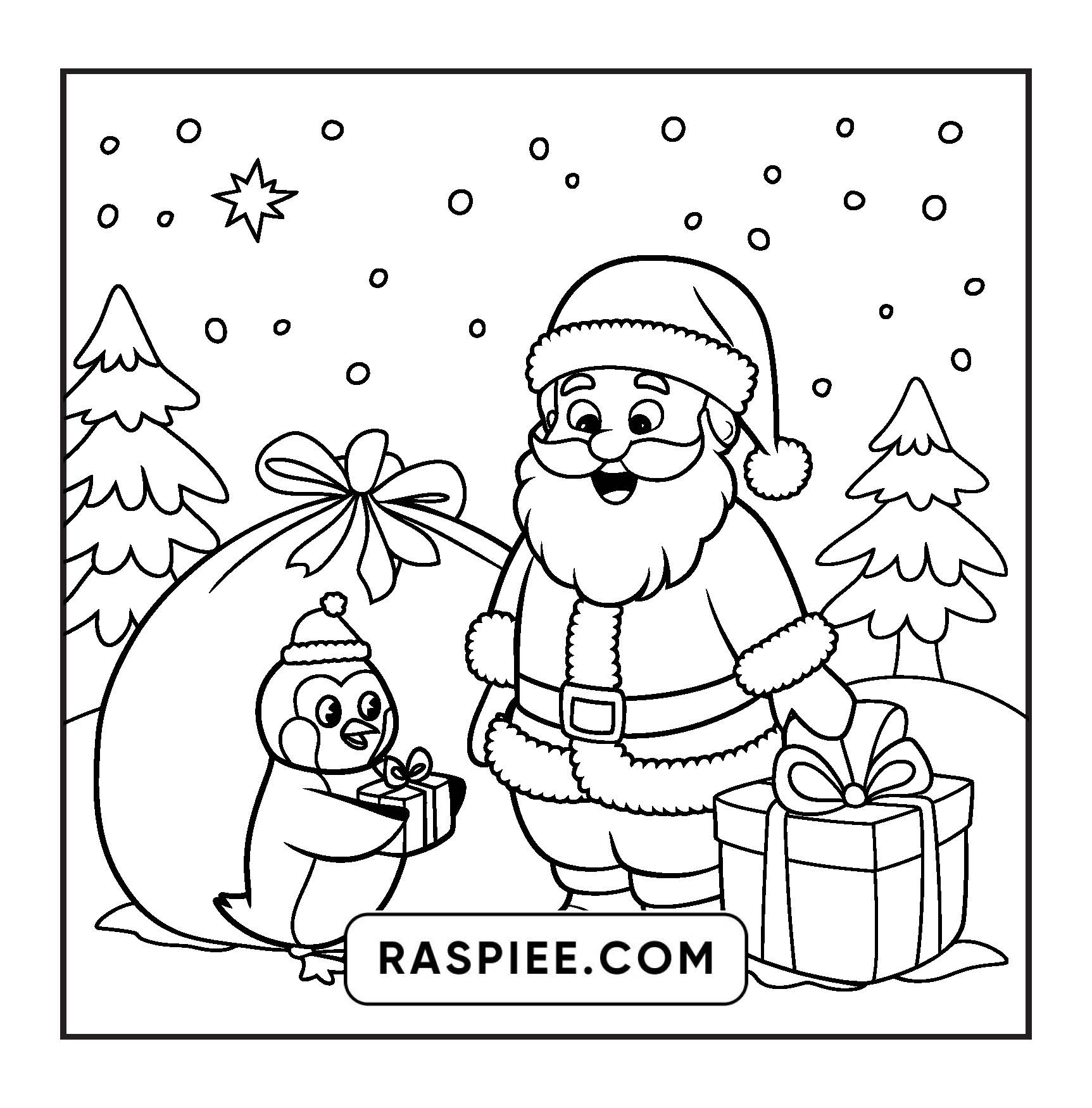 110 Bold and Easy Christmas Hygge Coloring Pages