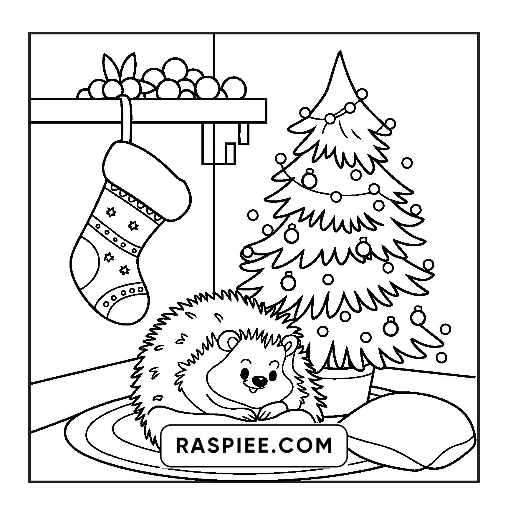 110 Bold and Easy Christmas Hygge Coloring Pages