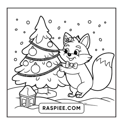110 Bold and Easy Christmas Hygge Coloring Pages